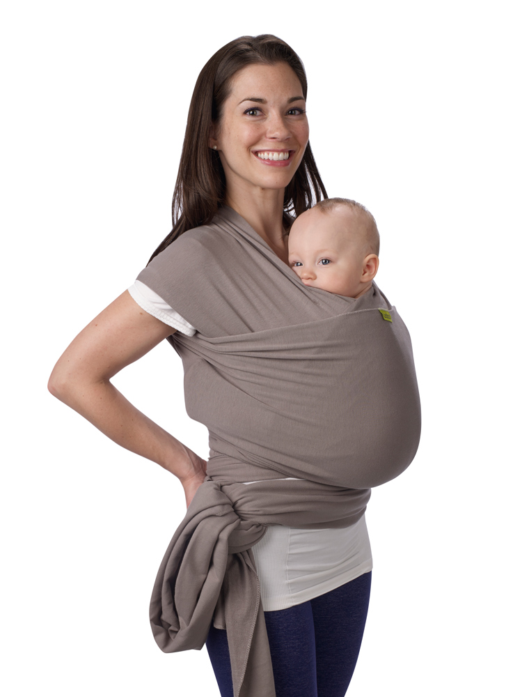 Portabebés Fular GRIS Ideal para Porteo de Bebé o Recién Nacidos Hasta 16  KG de Tela Apto para Todas las Estaciones Unisex Elástico y Ajustable con