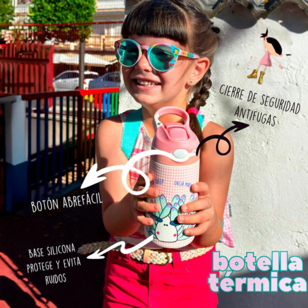 Botella infantil oveja marina Pepita Viajera