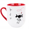 Taza leyenda del hilo rojo pepita viajera