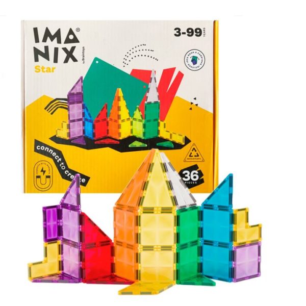 Construcción Magnética Imanix 36 piezas