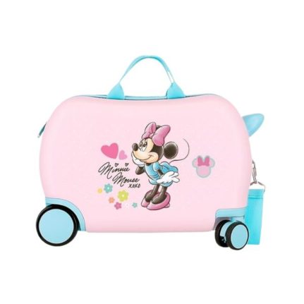 maleta correpasillos disney Minnie Imagine rosa y celeste
