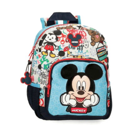 Mochila Guardería Mickey Be Cool azul