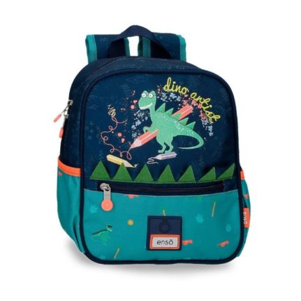 Mochila Guarderia Enso Dino Artist azul