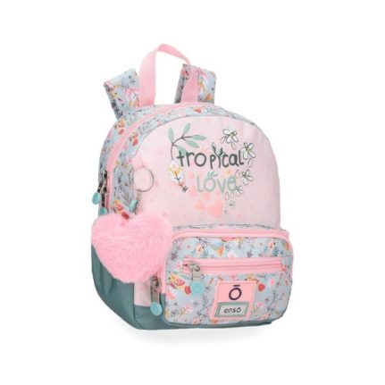 Mochila Guarderia Enso Garden Tropical rosa