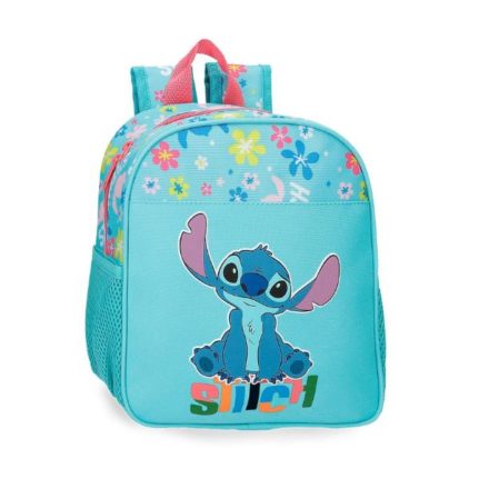 Mochila Stitch Aloha Infantil azul