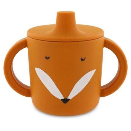 taza infantil silicona con asas Trixie Mr. Fox