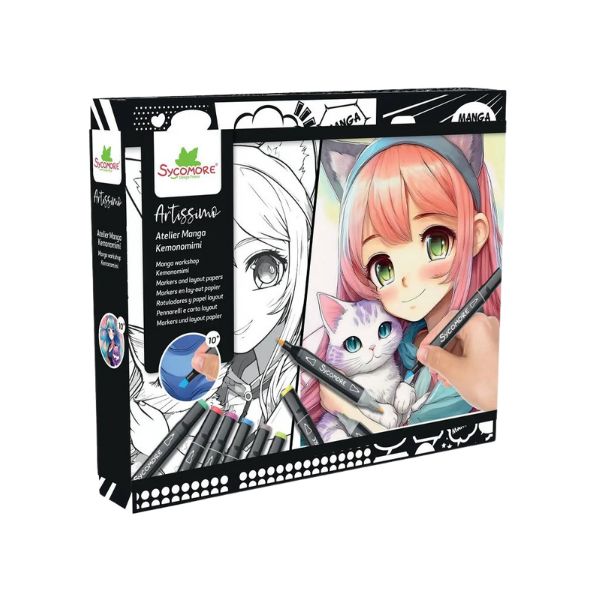 Manga Sycomore Chica Kit para Colorear