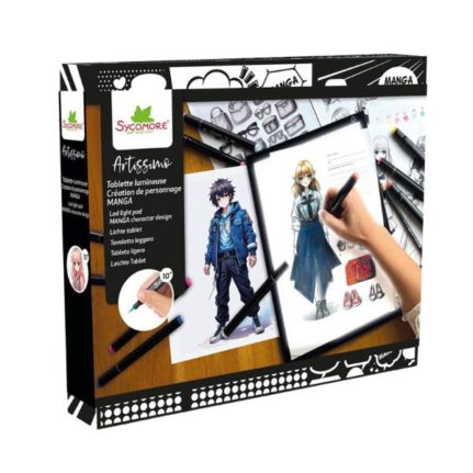 Mesa de Luz Manga Sycomore A5 Láminas y rotuladores