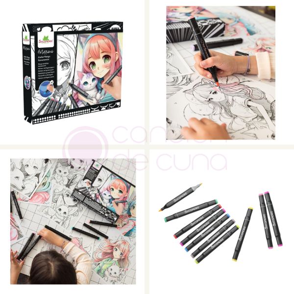 Manga Sycomore Chica Kit para Colorear - Imagen 2