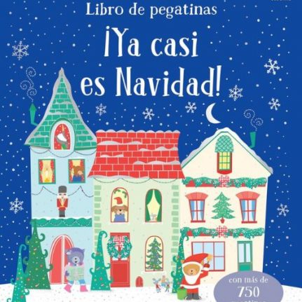 libro navidad pegatinas peques