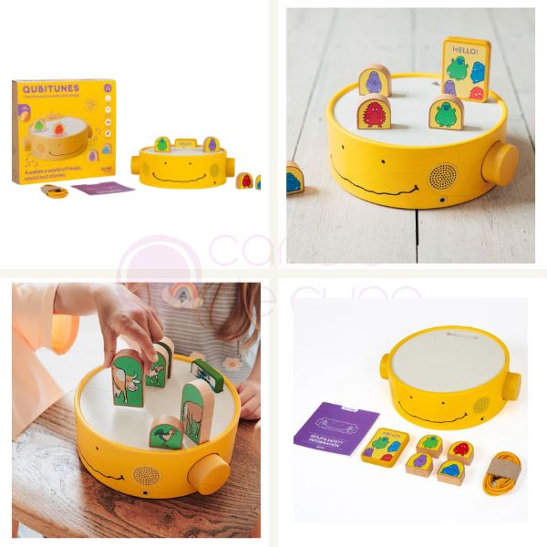 juego musical para peques, juguetes de madera sin pantallas, narrativa y aprendizaje infantil