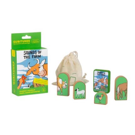 qubitunes juego musical infantil base de madera