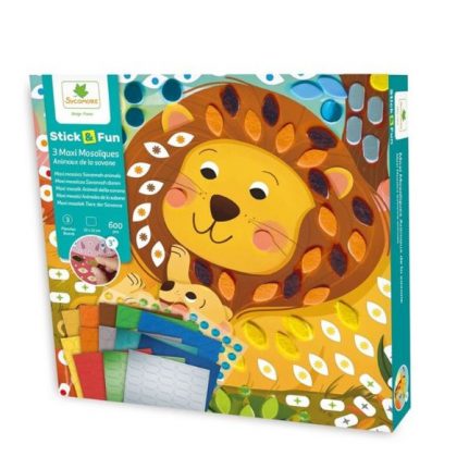 stick'n fun maxi mosaicos autoadhesivos sycomore