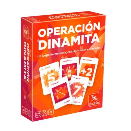 Juego de cartas familiar Operación Dinamita