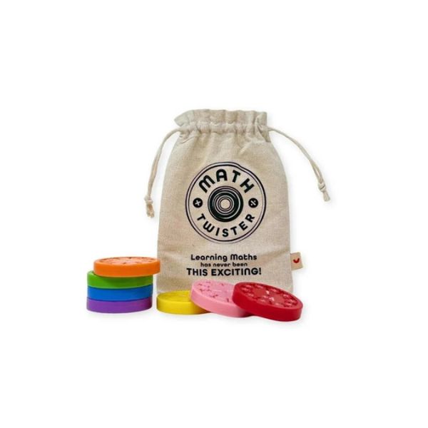 Math Twister juego educativo tablas multiplicar discos giratorios